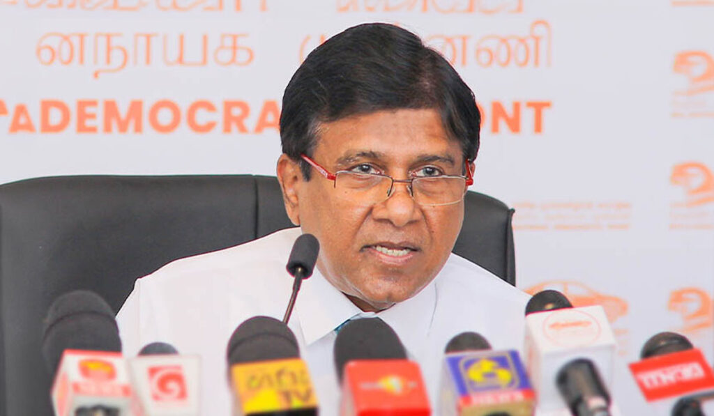 Presidential candidate and former Minister of Justice Wijeyadasa Rajapakshe